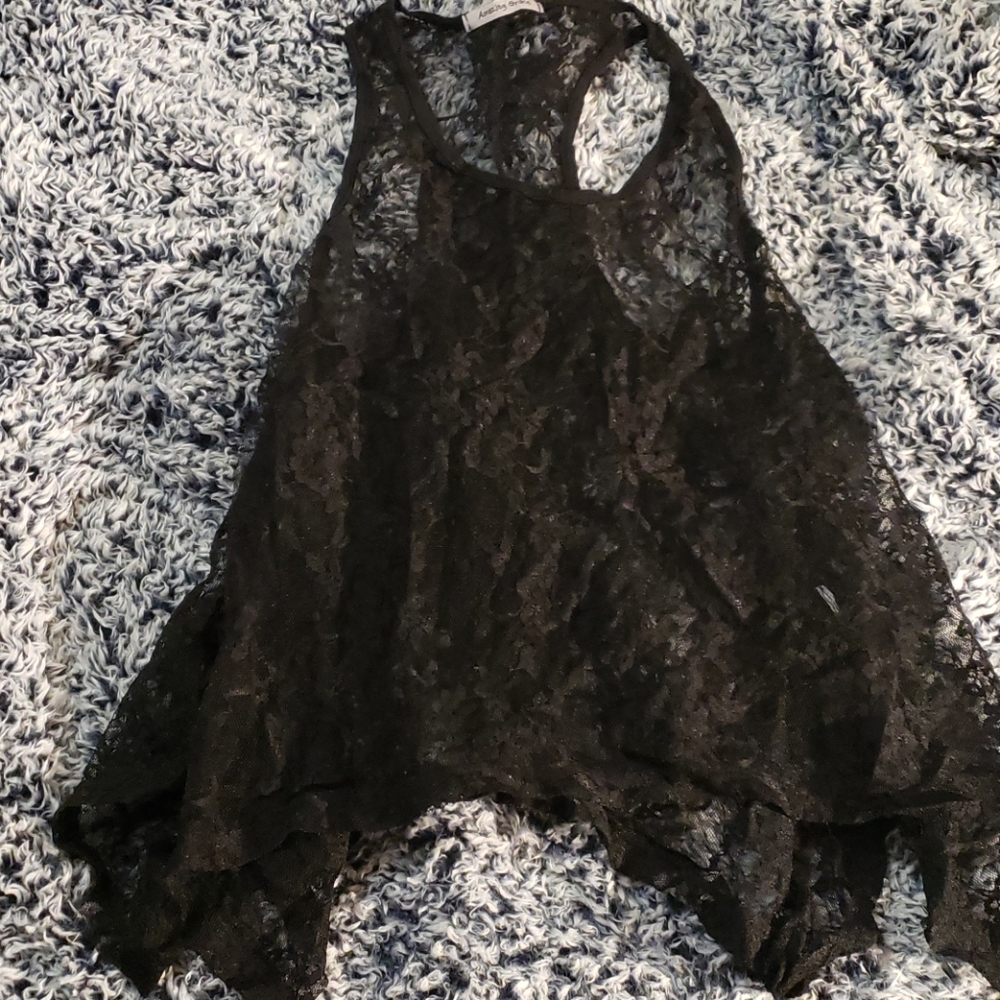 Amazing grace racer back lace top